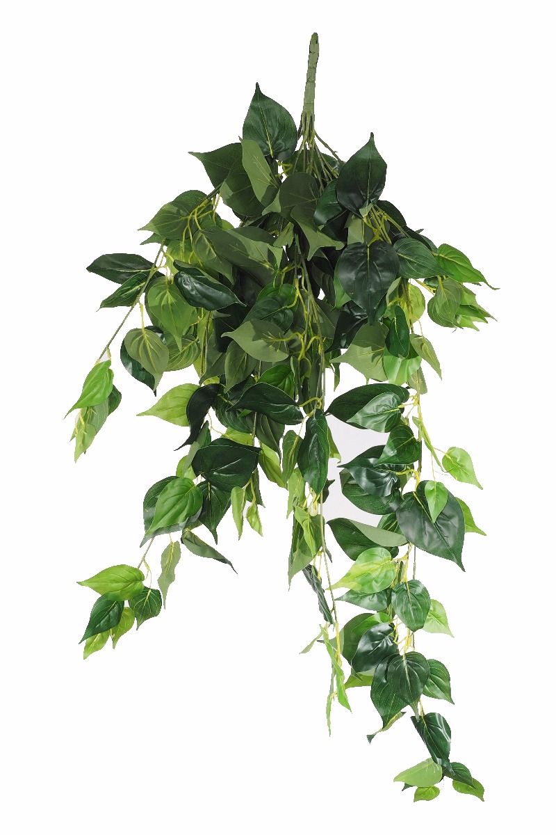 1014053_3 UV Philodendron Garland Bush 100cm - Image 1