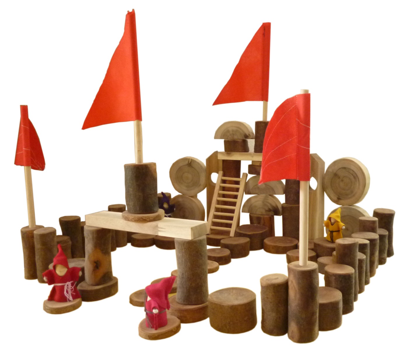 1b_1_3 Tree Castle Blocks 75 Piece - Image 1