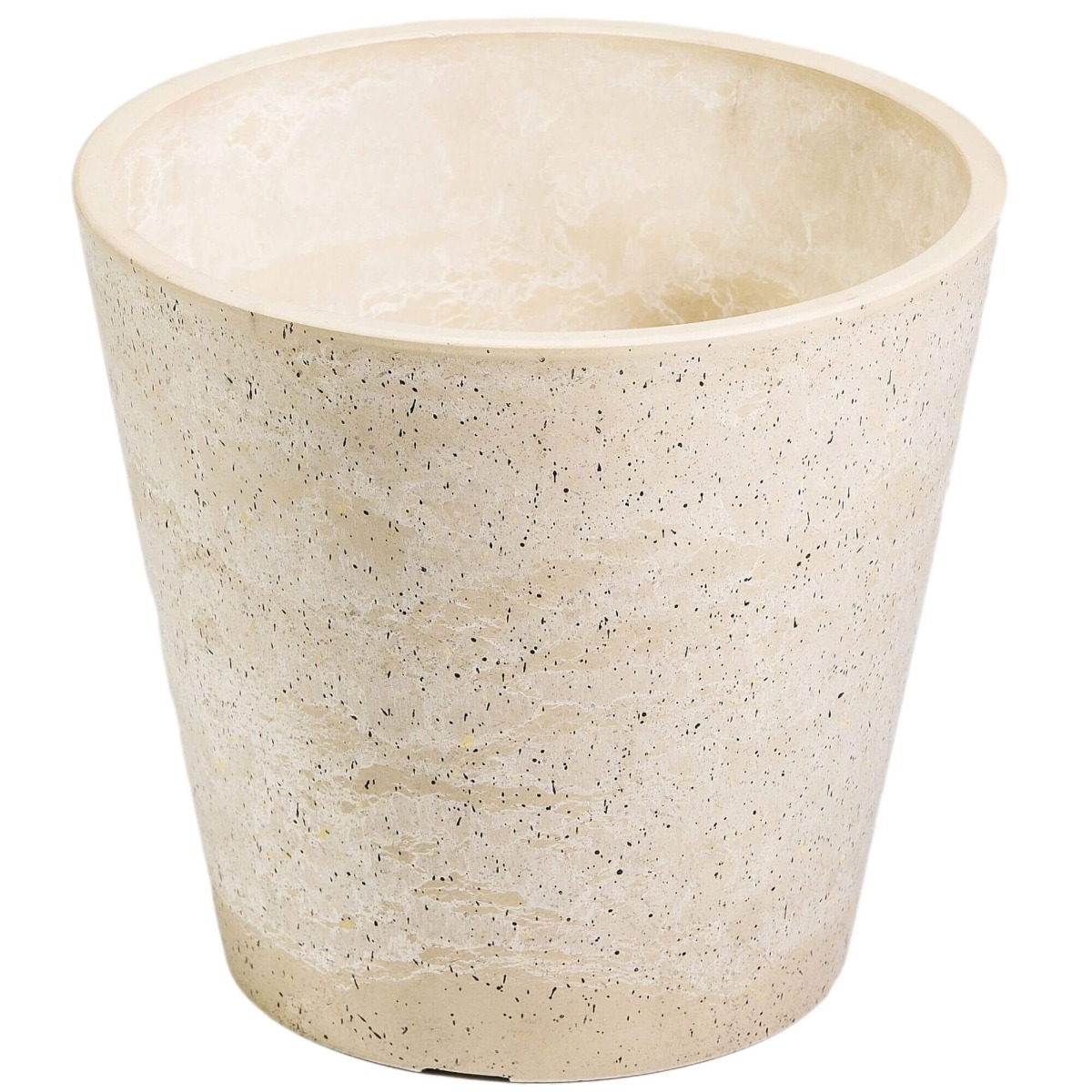 9120020_1__3 Imitation Stone (White / Cream) Pot 20cm - Image 1