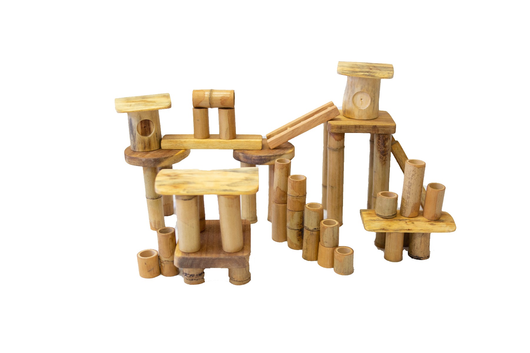 921_3__7 Bamboo building set 50 pcs - Image 1