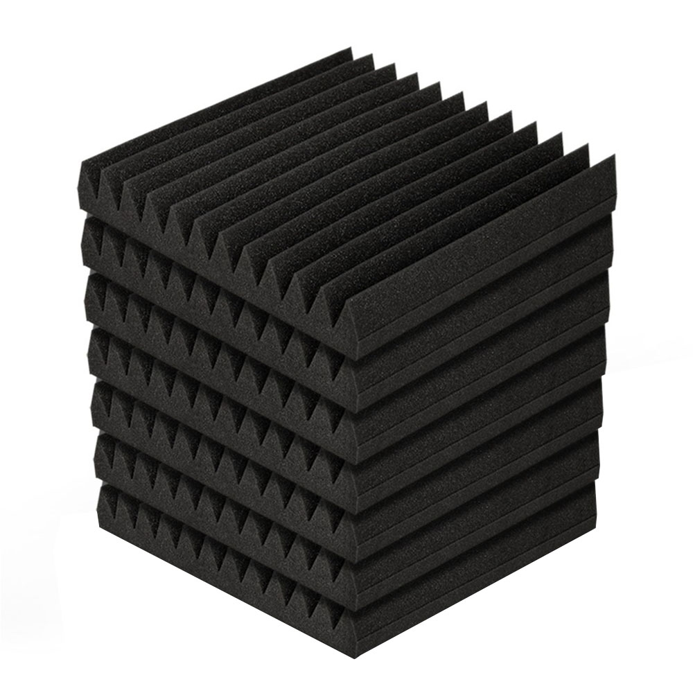 AFB-12T-60-15003-00 Alpha Acoustic Foam 60pcs 30x30x5cm Sound Absorption Proofing Panel Studio Wedge - Image 1