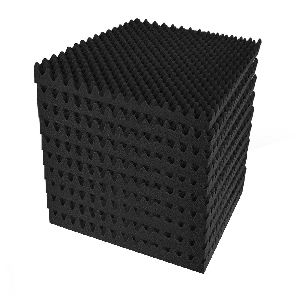 AFB-EGG-60-15002-00 Alpha Acoustic Foam 60pcs 50x50x5cm Sound Absorption Proofing Panels Eggshell - Image 1