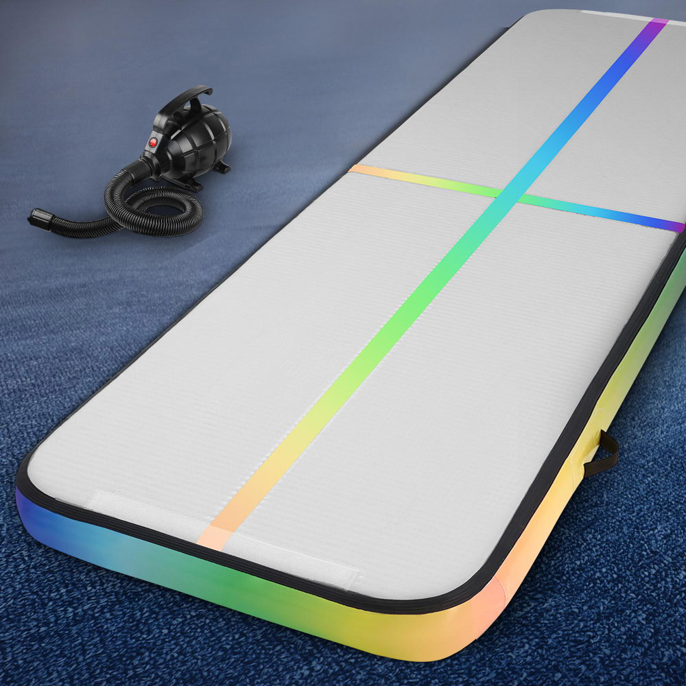 ATM-3-1-01M-MC-AP-202502281200-00 Everfit 3M Air Track Gymnastics Tumbling Exercise Mat Inflatable Mats + Pump - Image 1