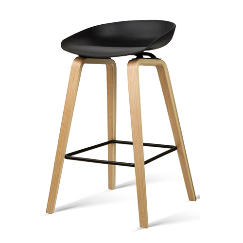 BA-TW-8801-BKX4-202503051330-00 4x Artiss Bar Stools Kitchen Counter Stool Dining Chairs Wooden Black - Image 1