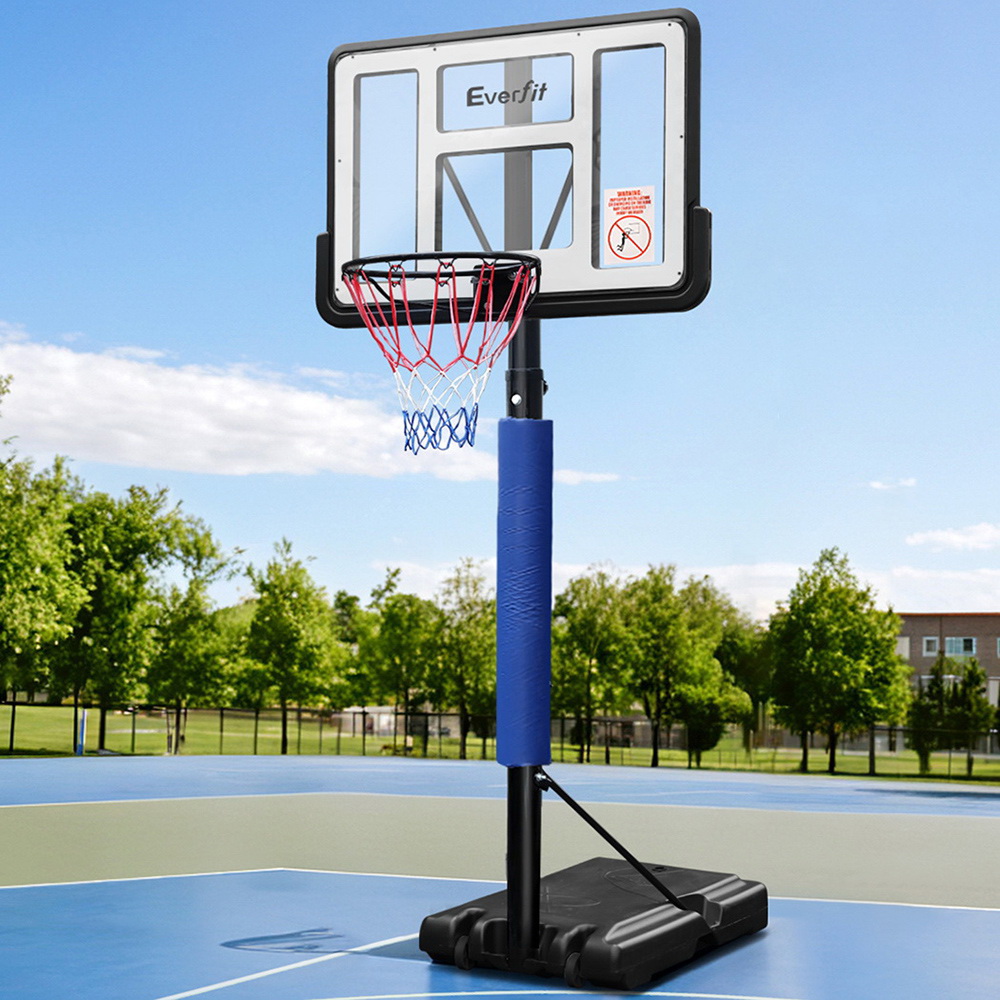 BAS-HOOP-305-BL-19229-07 Everfit 3.05M Basketball Hoop Stand System Adjustable Height Portable Pro Blue - Image 1
