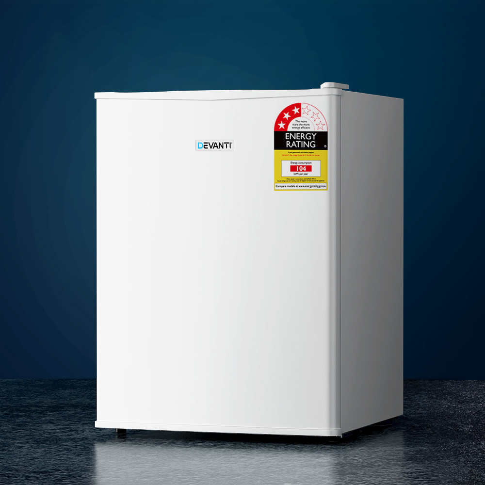 BF-70L-WH-5949-07 Devanti 70L Portable Mini Bar Fridge - White - Image 1
