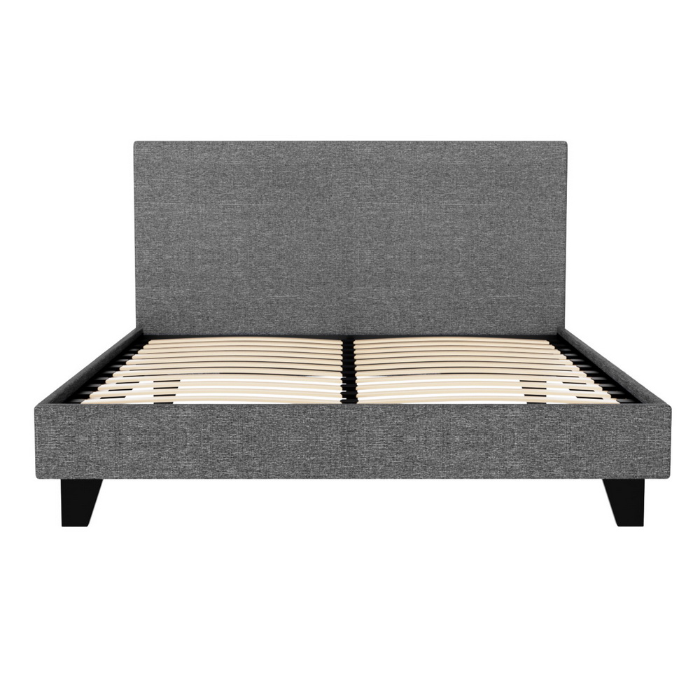 BFRAME-E-NEO-D-GY-AB-202503061012-00 Artiss Bed Frame Double Size Grey NEO - Image 1