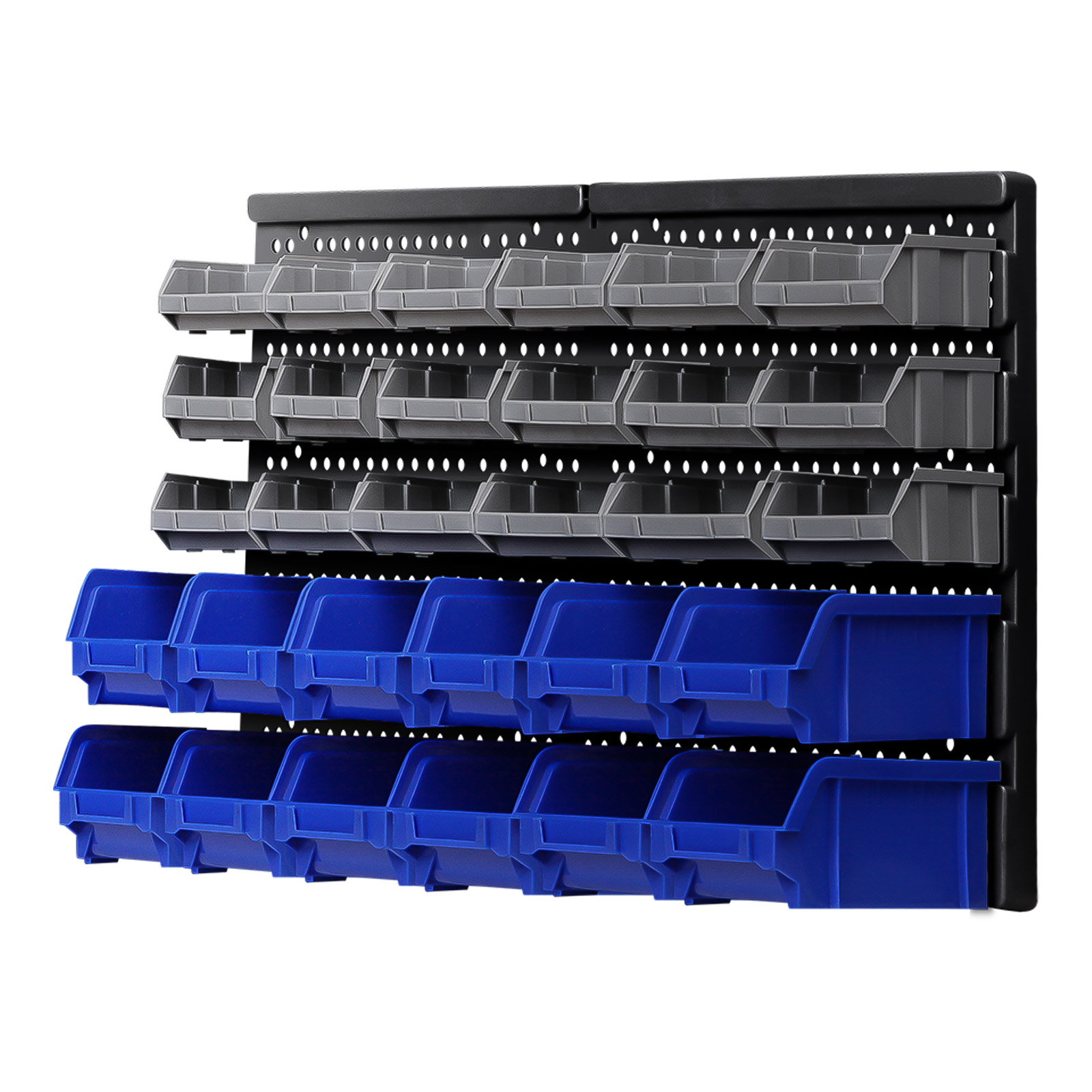 BIN-WALL-30-00 Giantz 30 Storage Bin Rack Wall Mounted - Image 1