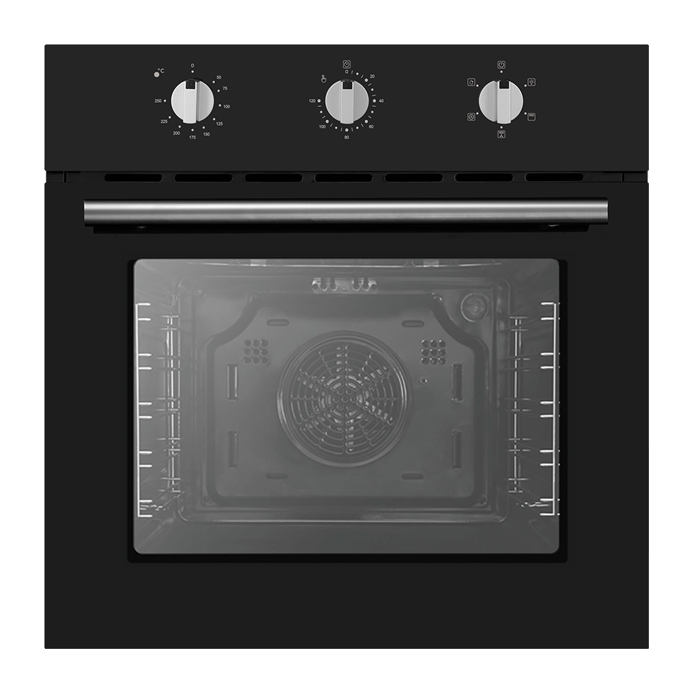 BIO-C-5F-M7B-BK-69168-00 Devanti 60cm Electric Built In Wall Oven Stainless Steel - Image 1