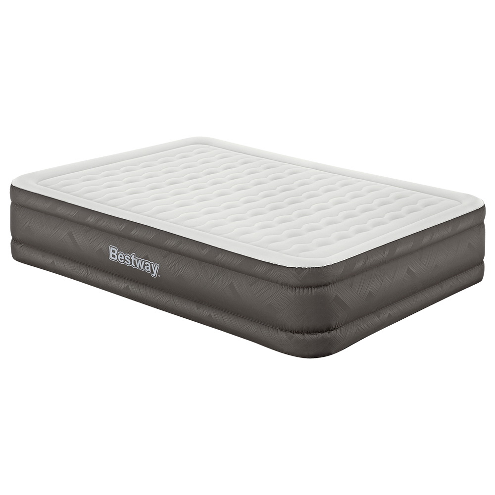 BW-BED-Q-46-69050-00 Bestway Air Mattress Queen Inflatable Bed 46cm Airbed Grey - Image 1
