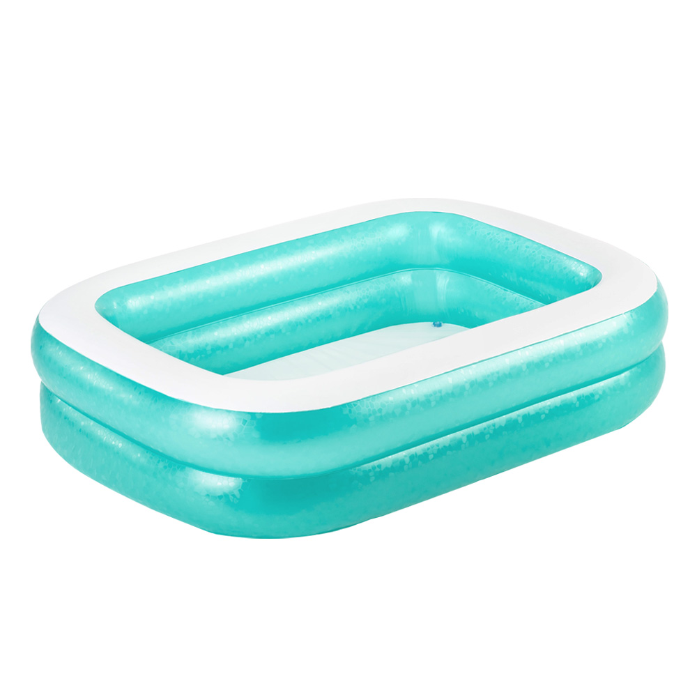 BW-POOL-KID-SQ-54005-00 Bestway Kids Pool 200x146x48cm Inflatable Above Ground Swimming Pools 450L - Image 1