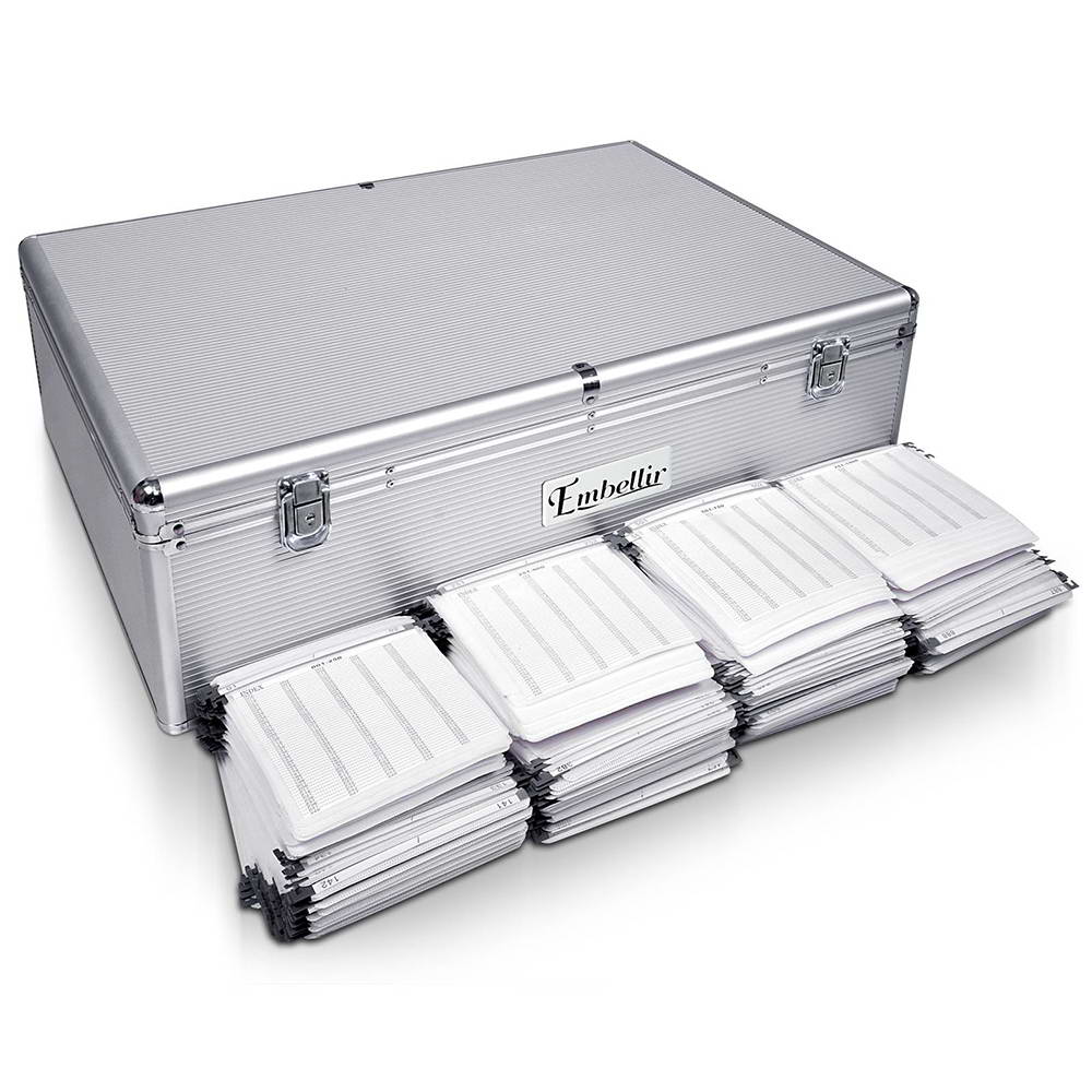 CASE-CD-1000-SL-1891-00 Embellir CD Case DVD Cases Storage Box 1000 Discs Aluminium Case DVD Folders - Image 1