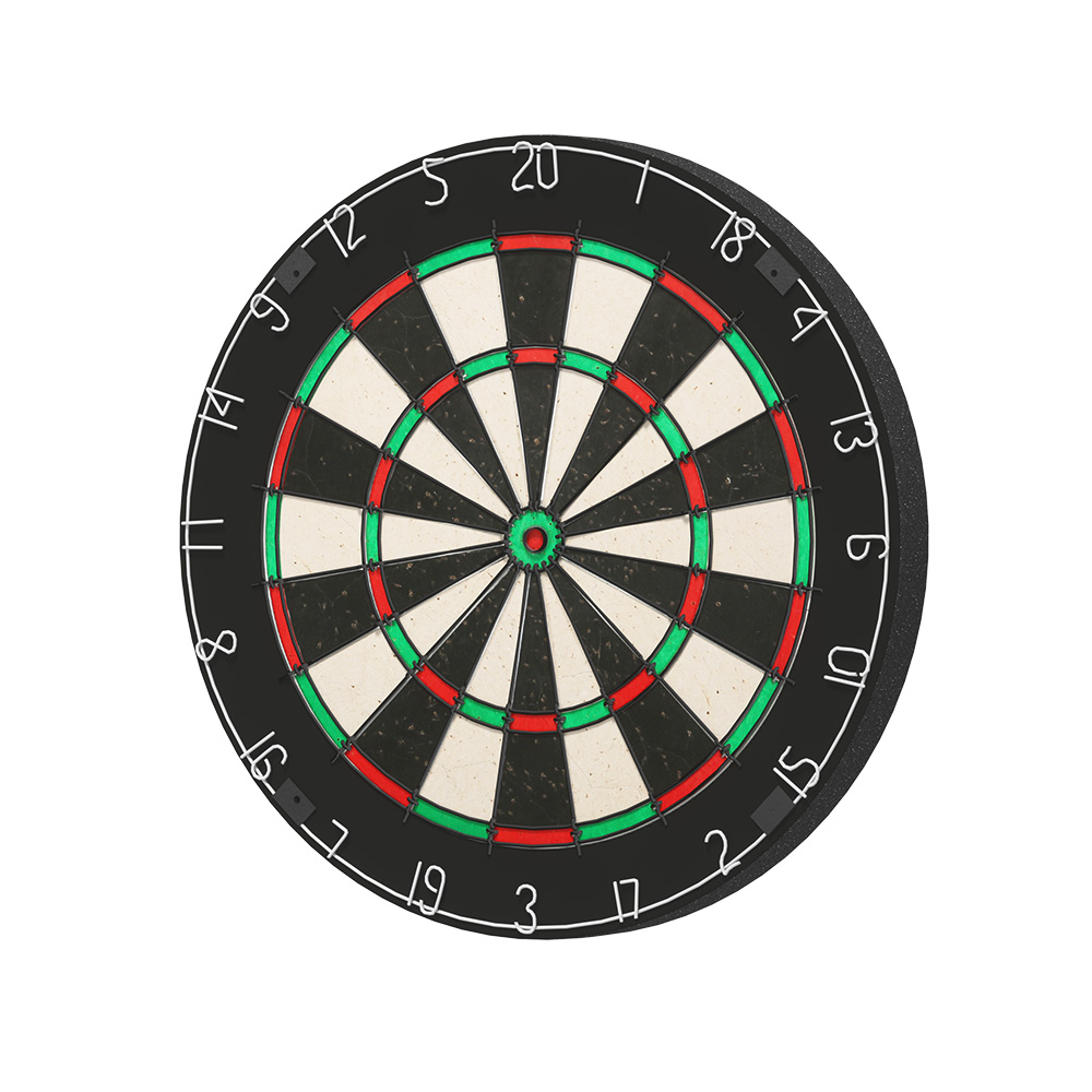 DB-BOARD-18IN-91813-00 18" Dartboard Dart Board with Steel Darts Competition Party Game - Image 1