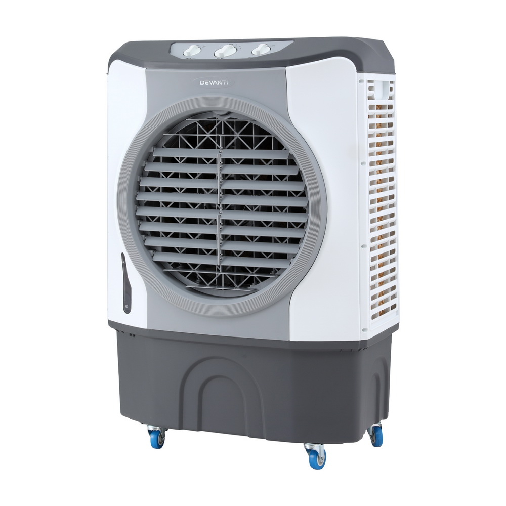 EAC-C-45L-BL-WH-191855-00 Devanti Evaporative Air Cooler Conditioner Commercial 45L - Image 1