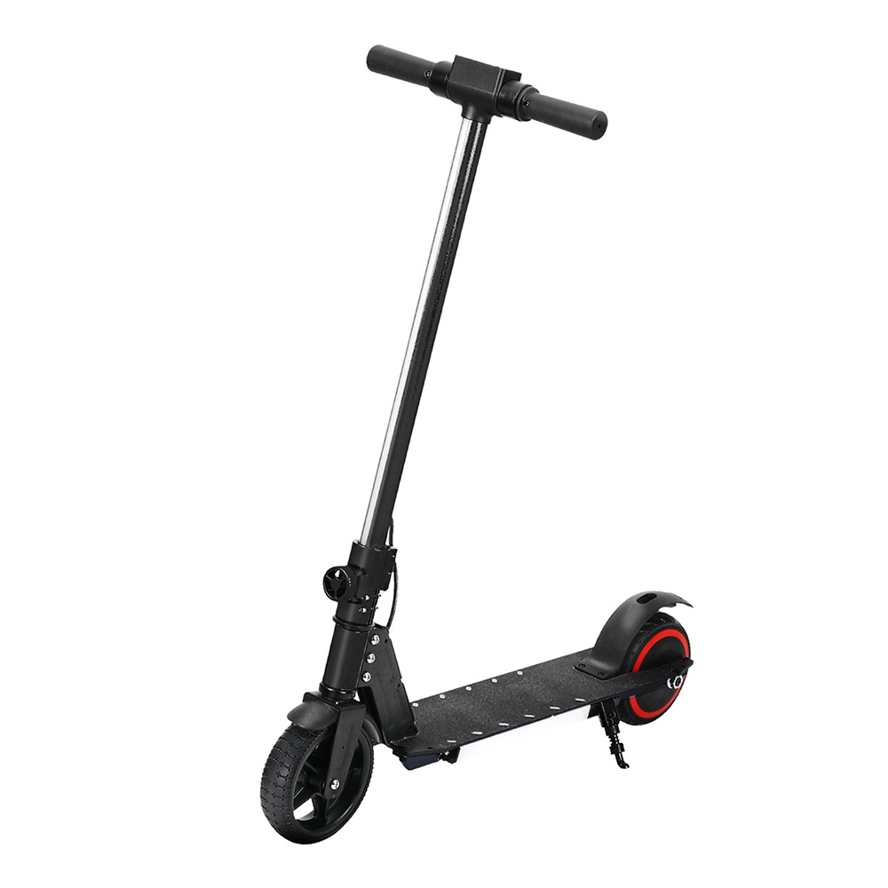 ESC-S32-6-BK-202503061006-00 Electric Scooter 130W 16KM/H LED Light Folding Portable Riding Commuter Black - Image 1