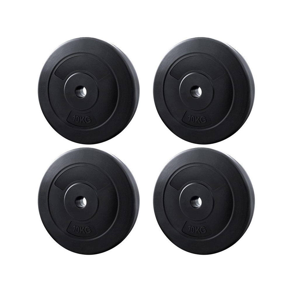 FIT-K-DB-PL-40-205328-00 Everfit 40kg Barbell Weight Plates Standard Home Gym Press Fitness Exercise - Image 1