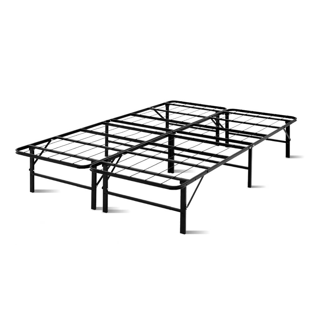 FOLD-D-DOUBLE-BK-00 Artiss Folding Bed Frame Metal Base - Double - Image 1