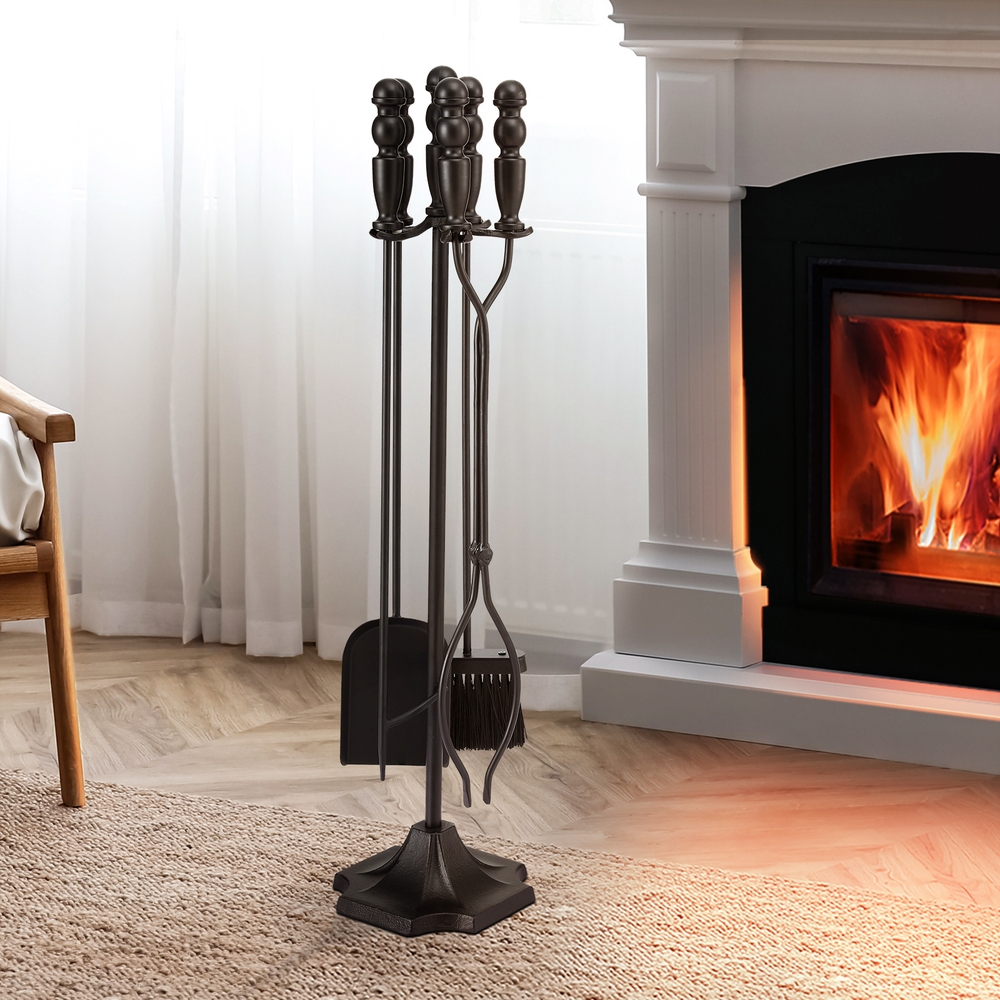 FPIT-CLEAN-KIT-202509031630-00 Grillz Fire Pit Tool Set 5 PCS - Image 1