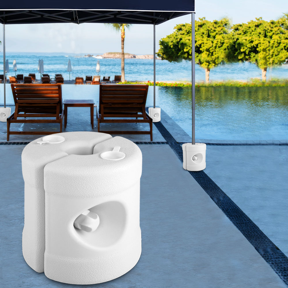 GAZEBO-T-WBASE-202502281834-00 Instahut Gazebo Base Pod Kit Pop Up Marquee Set Outdoor Wedding Tent Canopy Leg 4 pcs - Image 1