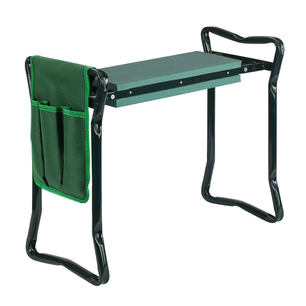 GCT-KNEELER-150KG-GN-00 Gardeon Garden Kneeler 3-in-1 Padded Seat Stool Outdoor Bench Knee Pad Foldable - Image 1