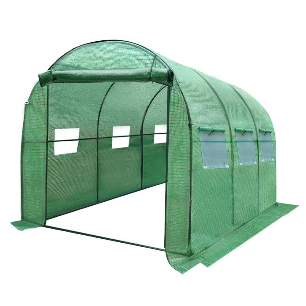 GH-WALK-30X20-GR-5068-00 Green Fingers Greenhouse 3x2x2M Walk in Green House Tunnel Plant Garden Shed Dome - Image 1