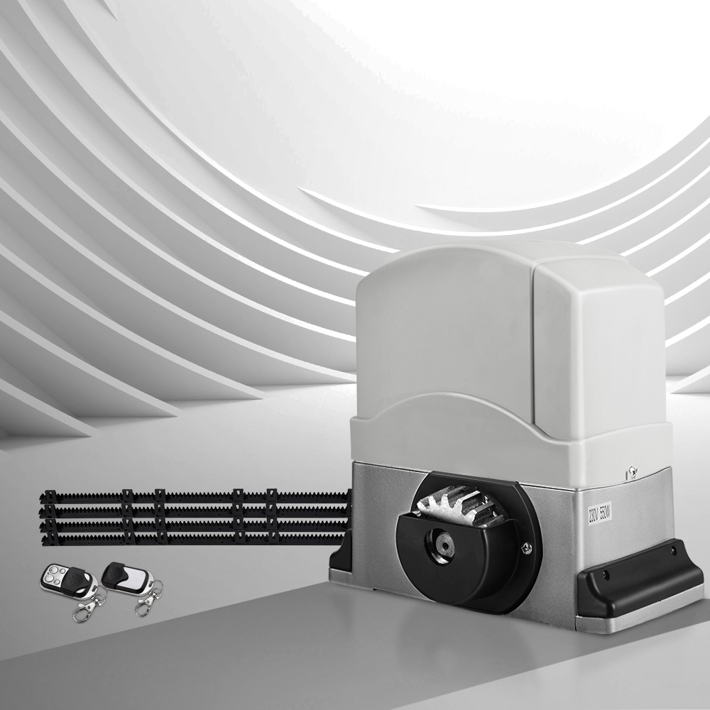 GO-SGO-DSR1200-AC-RAILX2-202502281938-00 Automatic Sliding Gate Opener Kit 4M 1200KG - Image 1