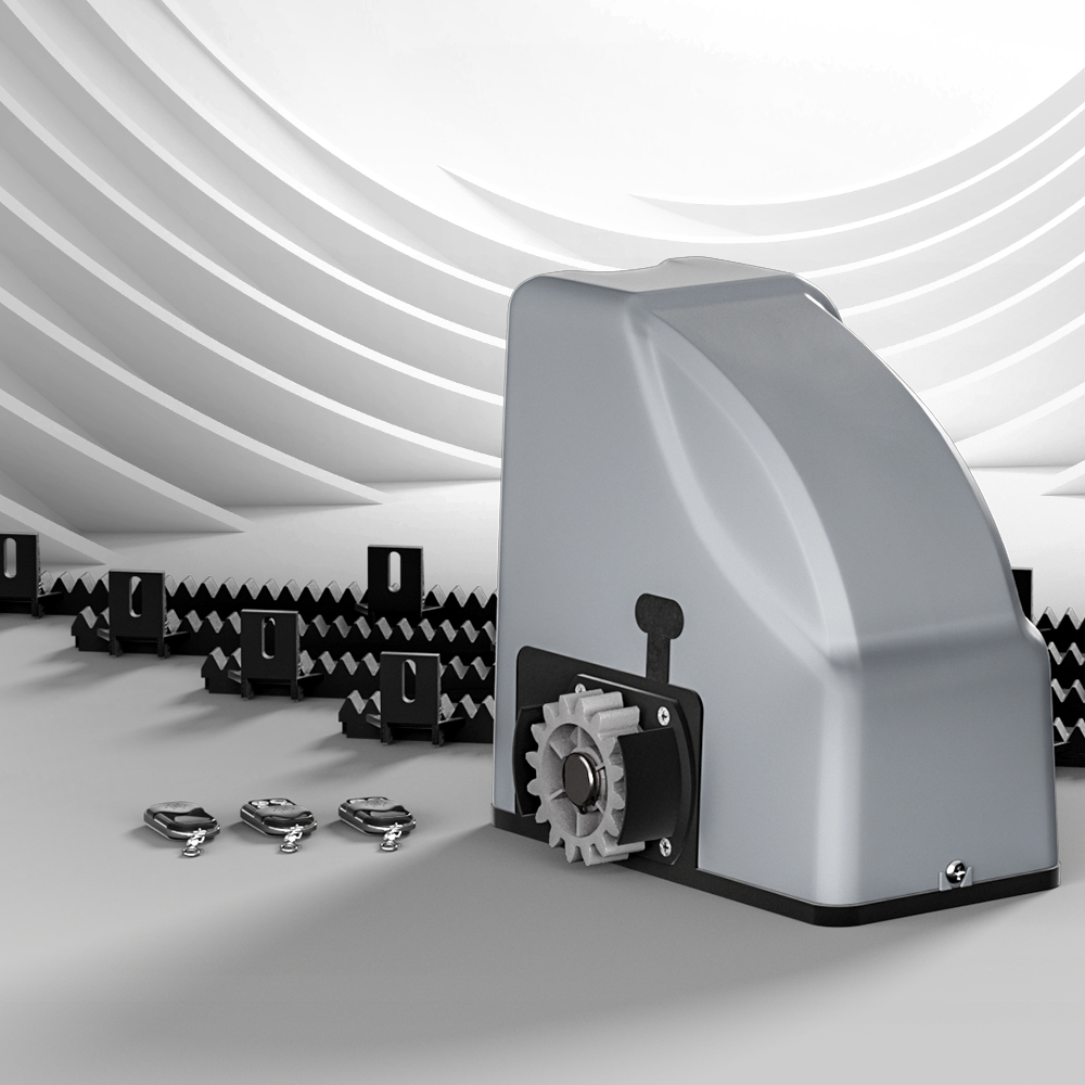 GO-SGO-DSR800-AC-RAILX2-183383-07 Automatic Sliding Gate Opener Kit 4M 800KG - Image 1