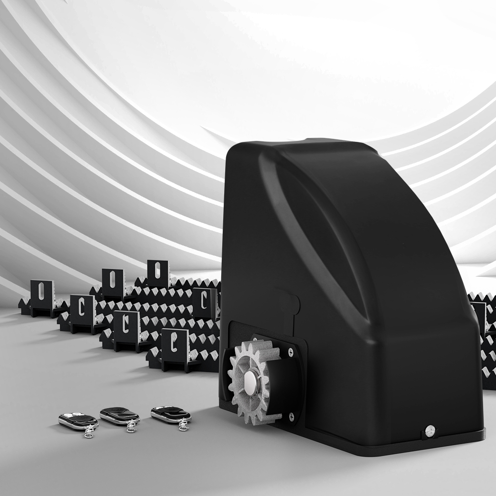 GO-SLIDE-M01-RAILX3-94868-06 Automatic Sliding Gate Opener Kit 6M 600KG - Image 1