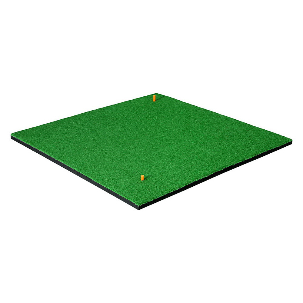 GOLF-A-MAT-XL-GN-149289-00 Everfit Golf Hitting Mat Portable Driving Range Practice Training Aid 150x150cm - Image 1
