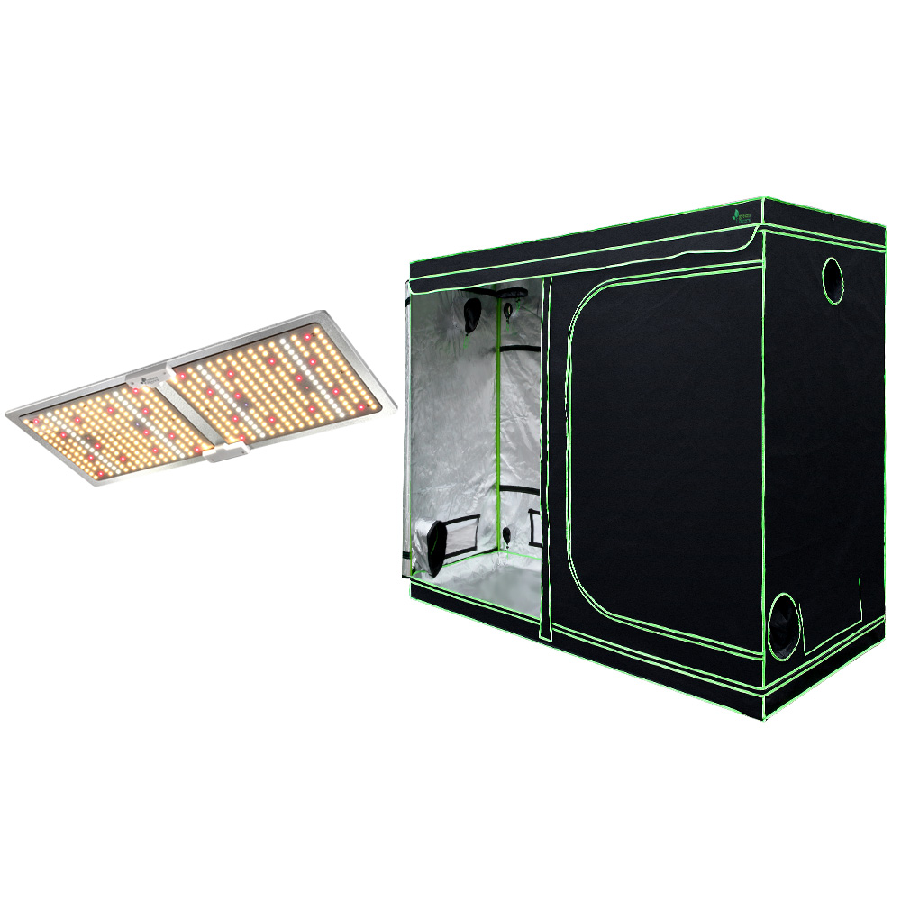 GT-D-240X120X200-BOARD-220-DIM-00 Green Fingers Grow Tent Light Kit 240x120x200CM 2200W LED Full Spectrum - Image 1
