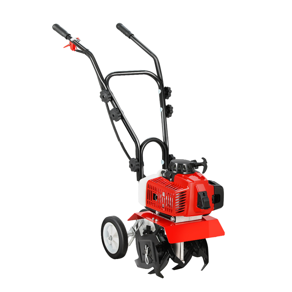 GTC-EITW-4B-N-RD-67889-00 Giantz 88CC Tiller Garden Cultivator Rototiller 4 Blades Soil Plower Rotary Hoe - Image 1