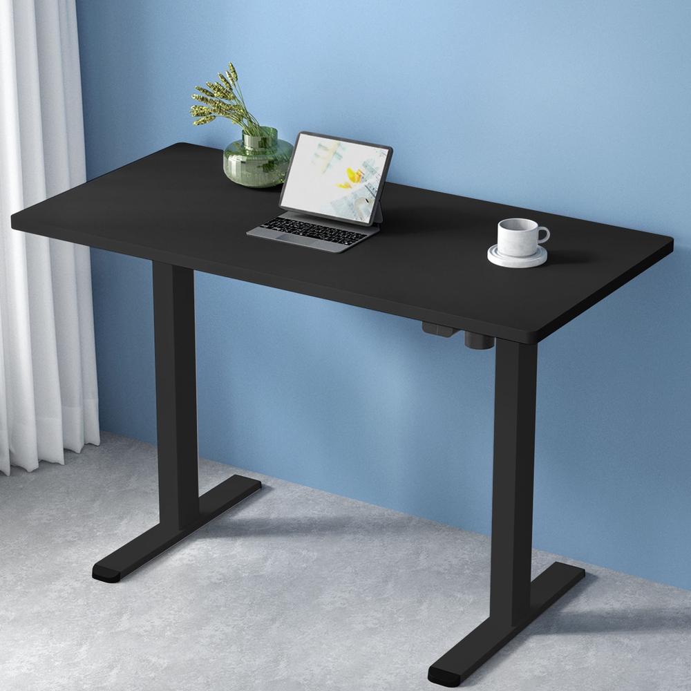 HASD-114G-BKDF-BKDB-120-61842-07 Artiss Standing Desk Motorised Black 120CM - Image 1