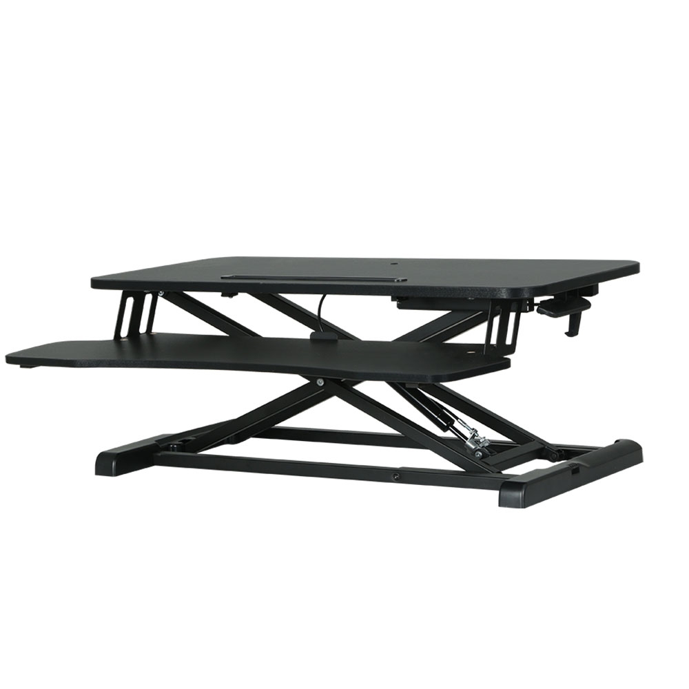 HASD-B-S28-BK-00 Artiss Standing Desk Riser Height Adjustable Black 80CM - Image 1