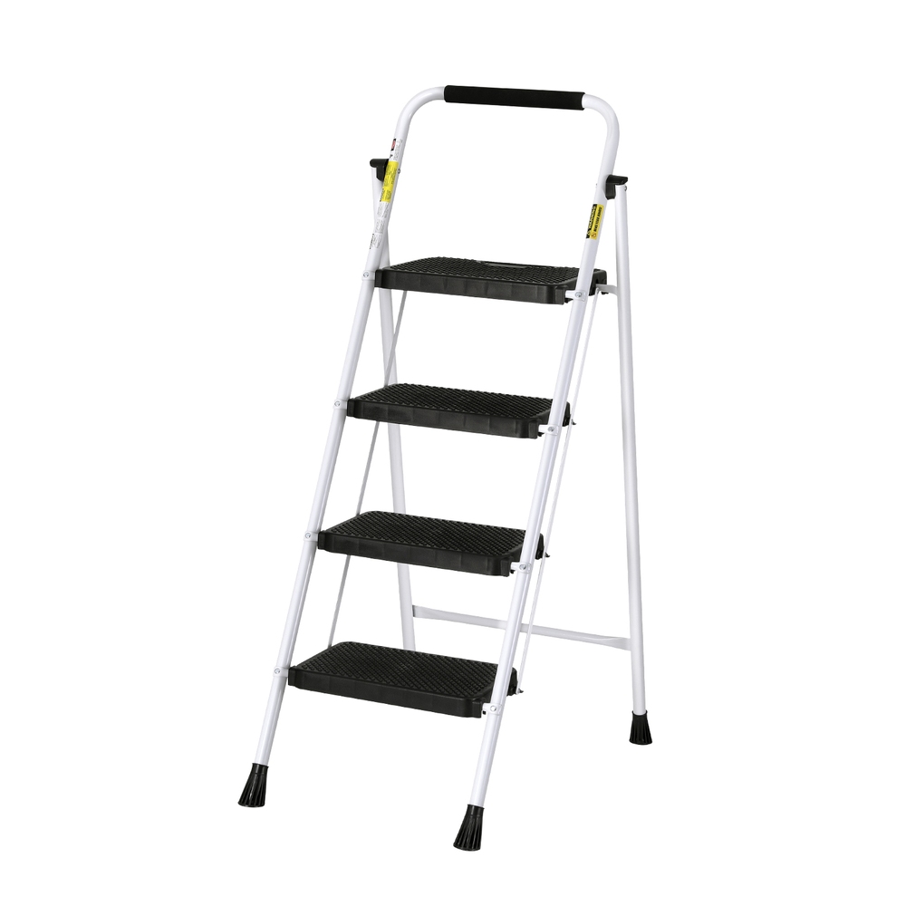 LD-STEEL-4STEP-167861-00 Giantz 4 Step Ladder Multi-Purpose Folding Steel Light Weight Platform - Image 1