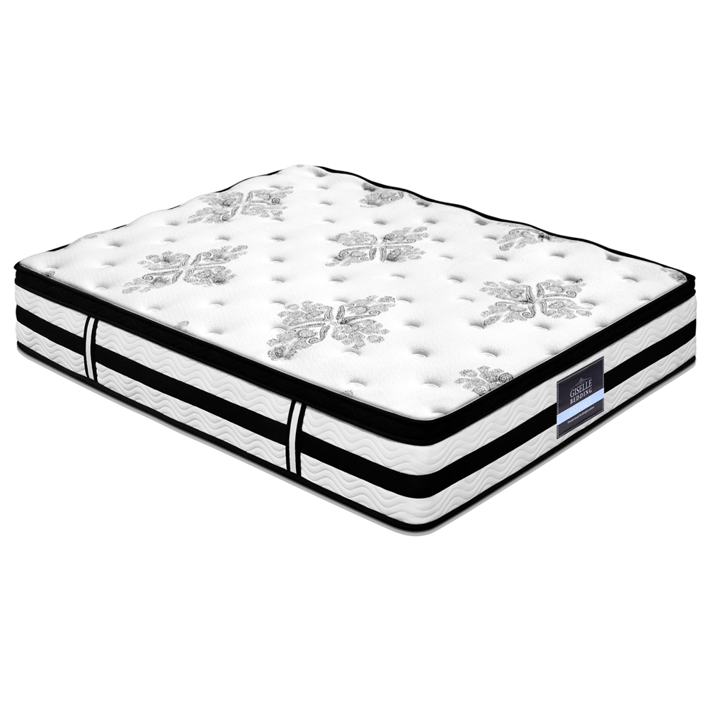 MATTRESS-0908-KING-202502281448-07 Giselle Bedding 34cm Mattress Euro Top Pocket Spring King - Image 1
