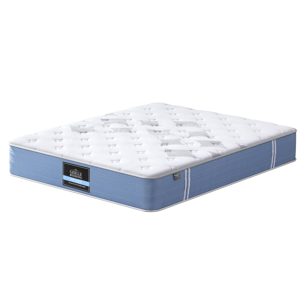 MATTRESS-E-SNOW-25-K-202505201614-00 25cm Giselle Mattress King Bed Pocket Spring Mattresses - Image 1