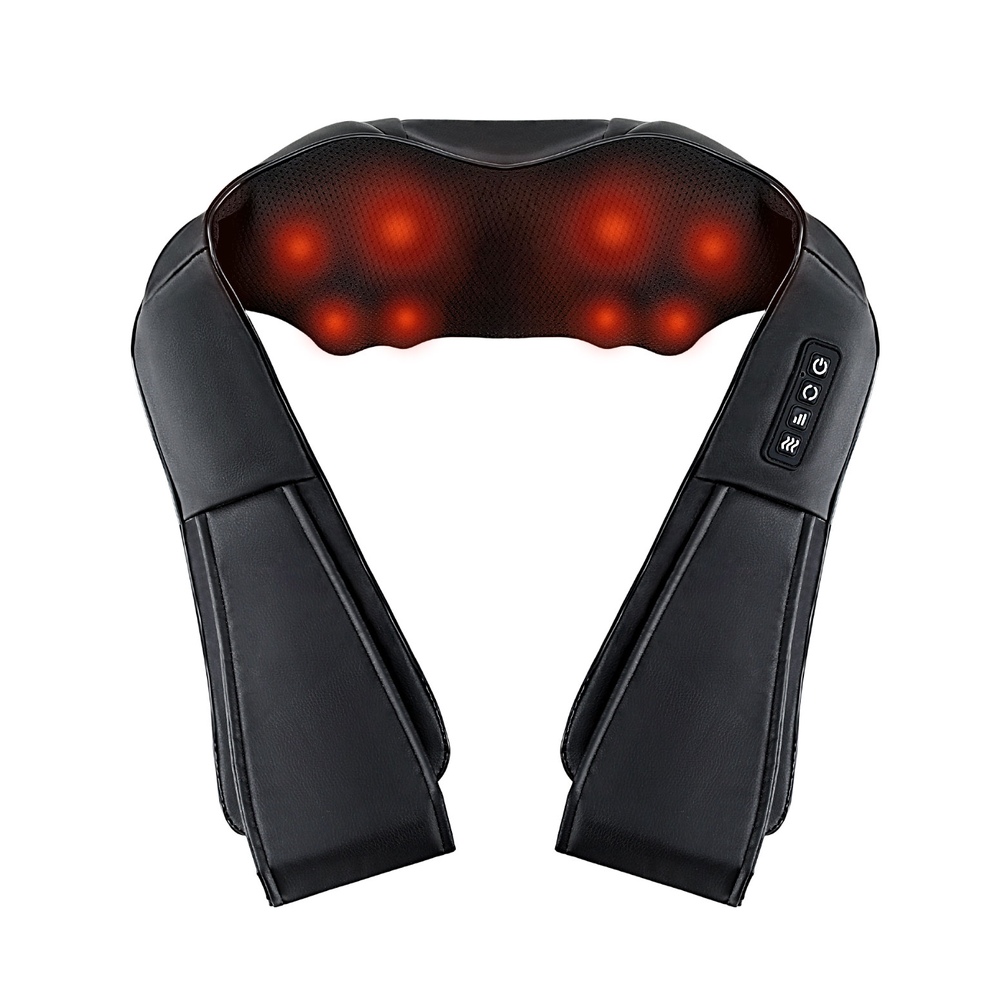 NECK-MASSAGE-8H-BK-202502251148-00 Livemor 8 Massage Nodes Neck Massager Heated - Image 1