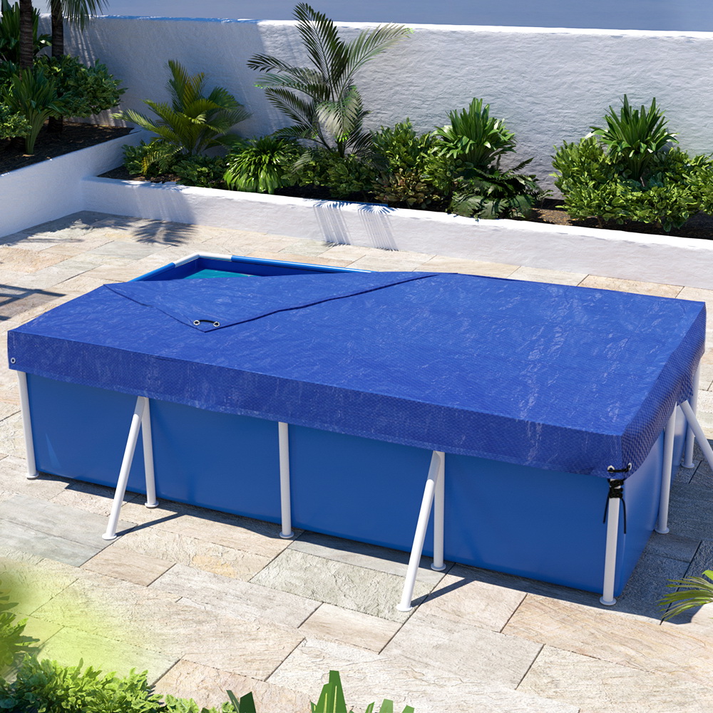 PC-30X20-PE-BL-131289-06 Aquabuddy Pool Cover 3x2m Above-ground Swimming Pool Blanket Blue - Image 1