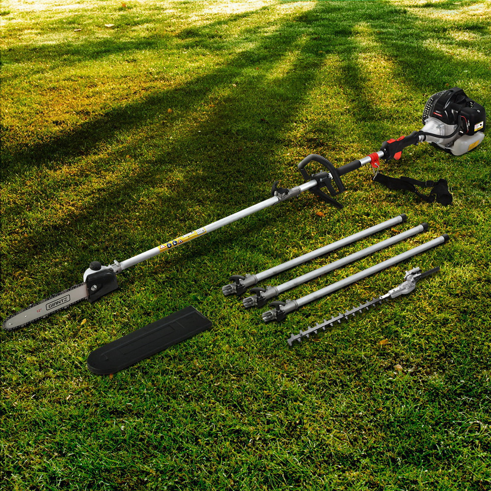 PCAW-SXTO-BK2C-TM-202502282014-00 Giantz 62CC Pole Chainsaw Hedge Trimmer 12in Chain Saw 5.6m Long Reach - Image 1