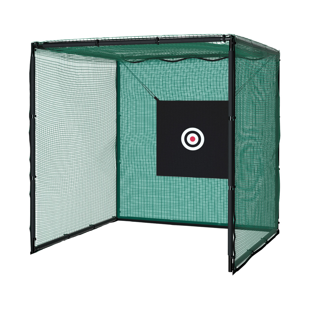 PN-G001-1-BK-AB-64859-00 Everfit 3m Golf Practice Net Hitting Cage with Steel Frame Baseball Training - Image 1
