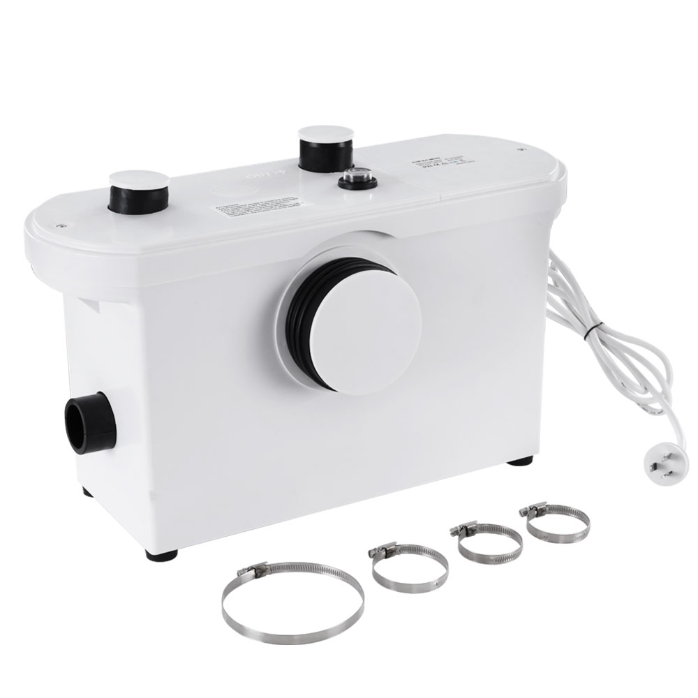 PUMP-MAC-600-WH-202502281956-07 Giantz Macerator Sewerage Pump Waste Water Marine Toilet Disposal Laundry Unit - Image 1