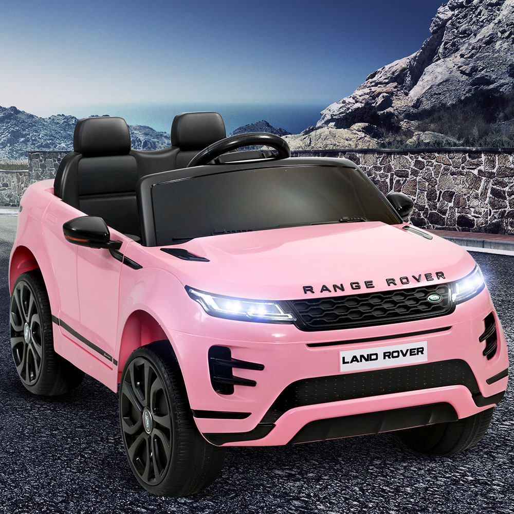 RCAR-EVOQUE-LS-PK-202502281552-00 Kids Electric Ride On Car Land Rover Licensed Toy Cars Remote 12V Battery Pink - Image 1