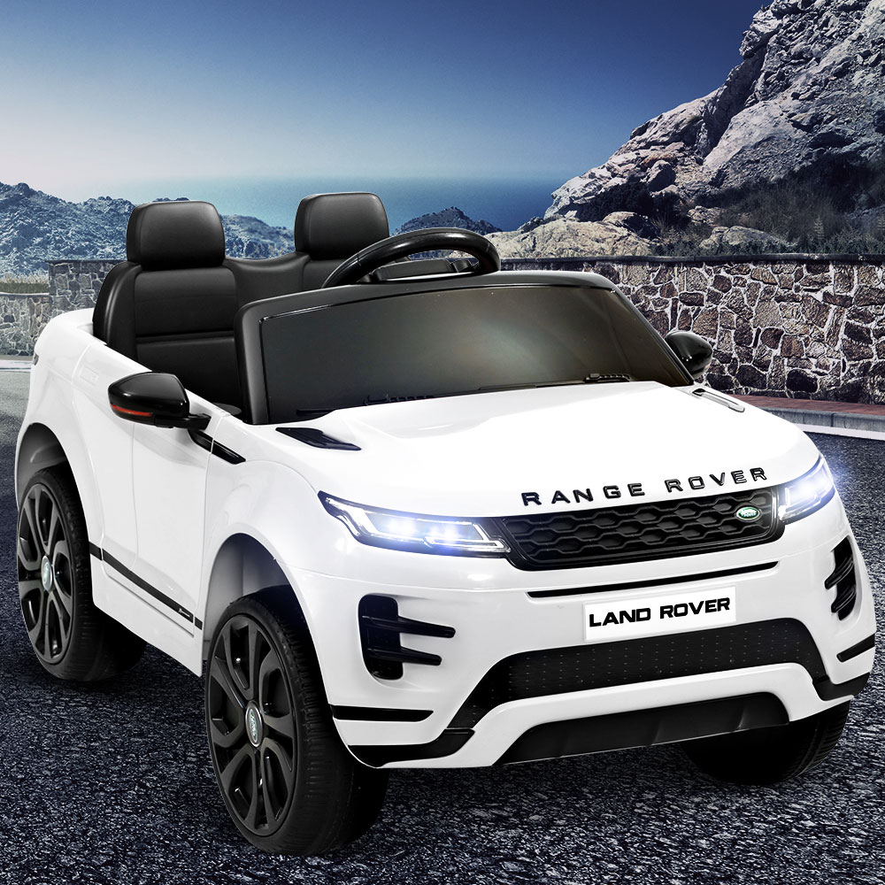 RCAR-EVOQUE-LS-WH-202502281552-00 Kids Electric Ride On Car Land Rover Licensed Toy Cars Remote 12V Battery White - Image 1