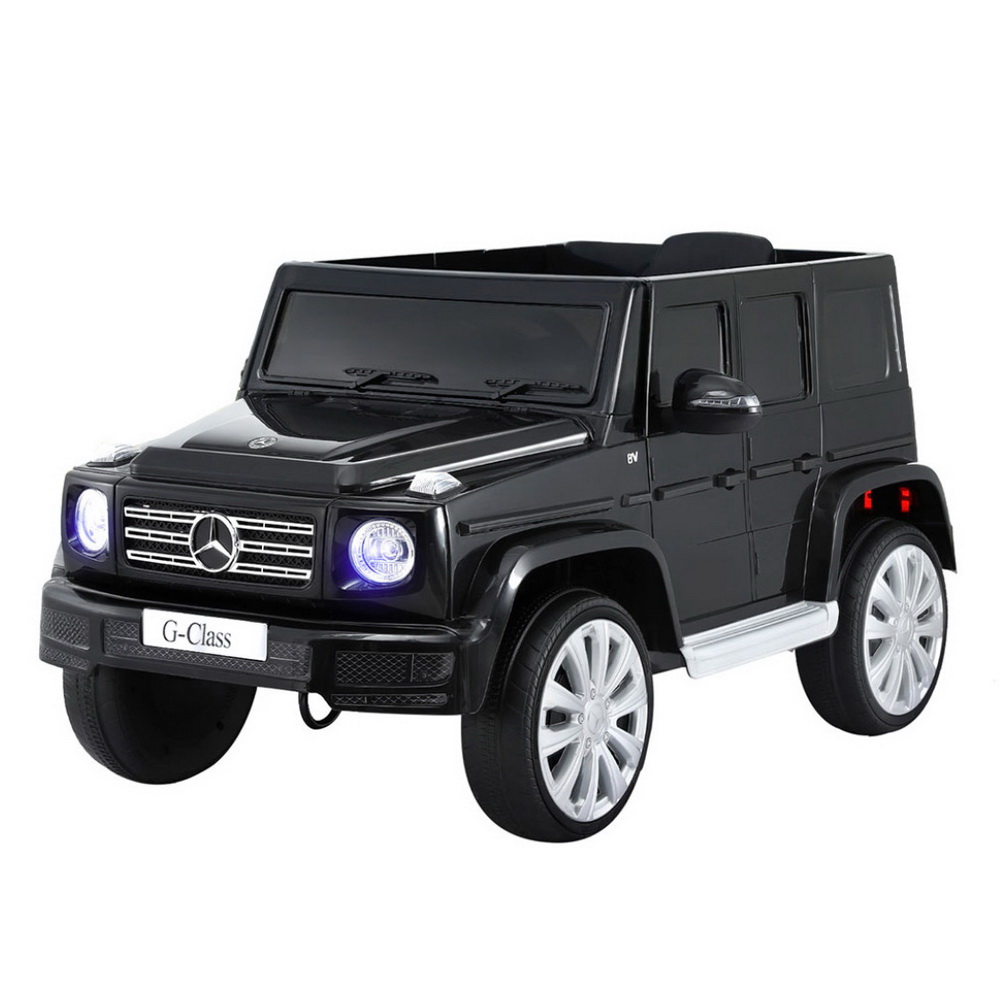 RCAR-G500-LS-BK-202505291206-00 Kids Ride On Car Licensed Mercedes-Benz G500 Electric Toys Horn Remote 12V Black - Image 1
