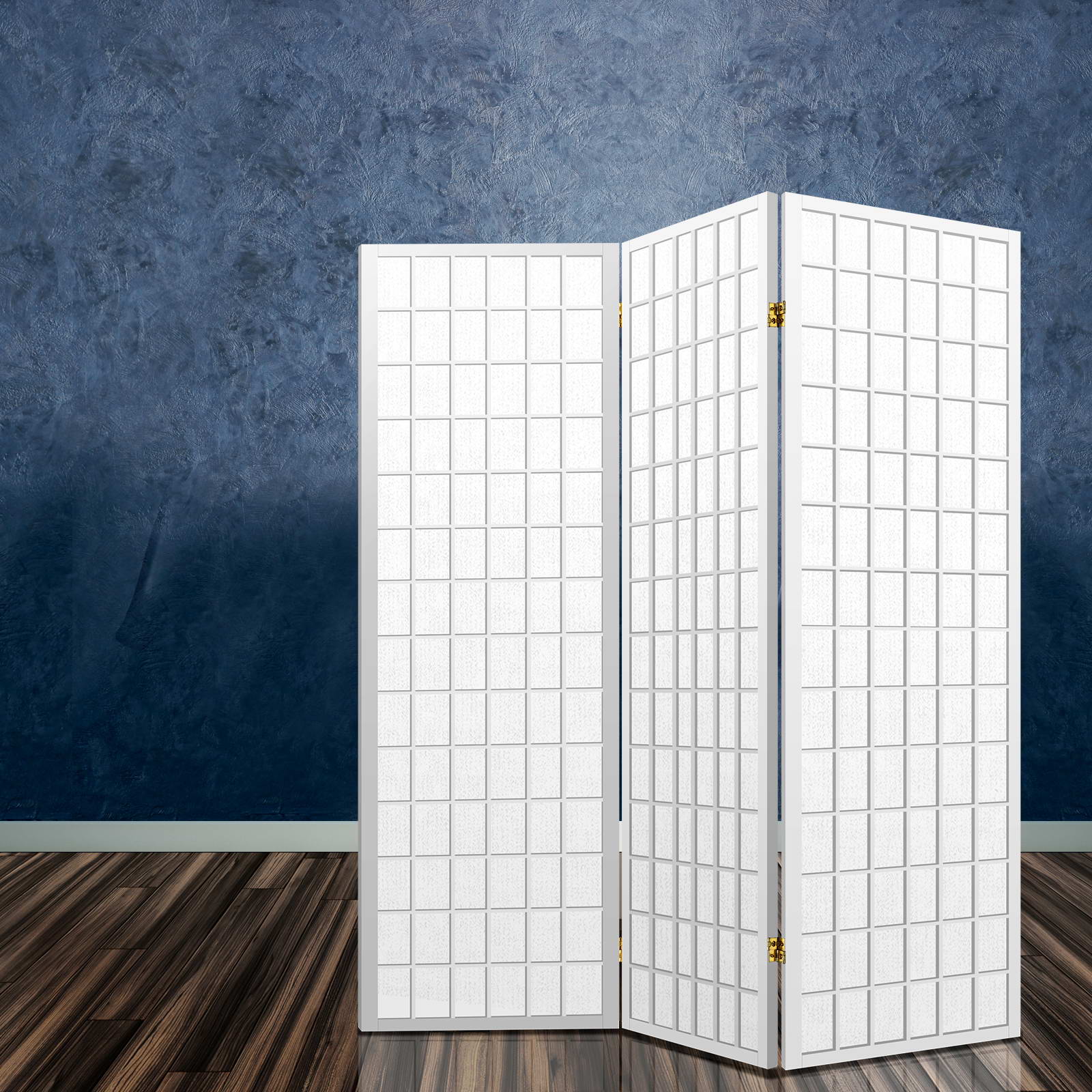 RD-4019-3P-WH-202502281402-00 Artiss 3 Panel Room Divider Screen 131x179cm White - Image 1