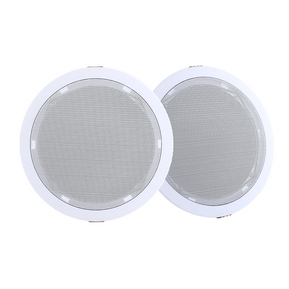 SPK-CEILING-MSR127-00 2 x 6" In Ceiling Speakers Home 80W Speaker Theatre Stereo Outdoor Multi Room - Image 1