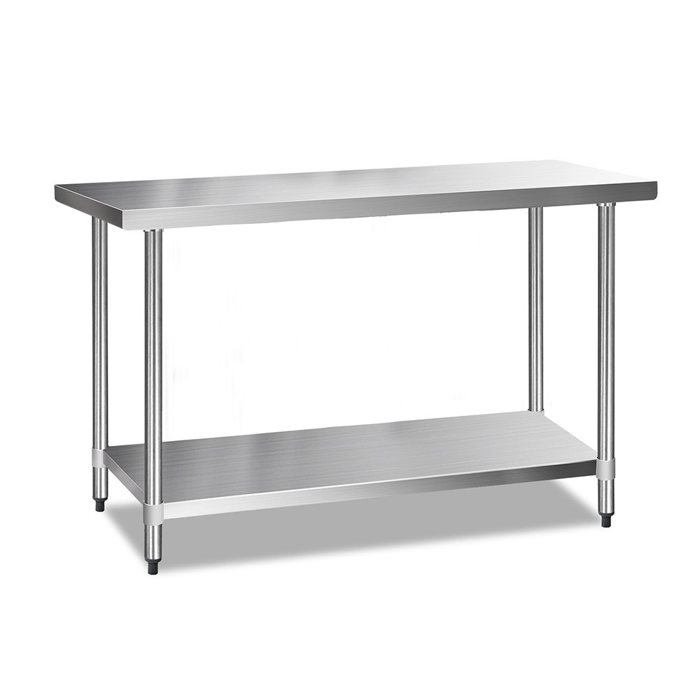 SSKB-430S-60-202502281928-07 Cefito 1524x610mm Stainless Steel Kitchen Bench 430 - Image 1