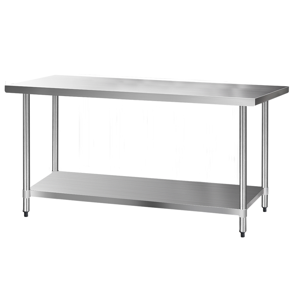 SSKB-430S-76-72-202502281928-07 Cefito 1829x760mm Stainless Steel Kitchen Bench 430 - Image 1