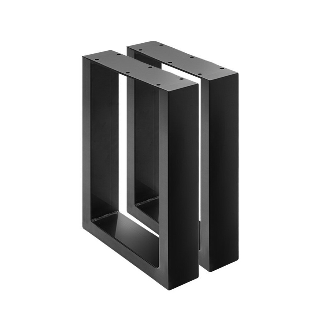 TAB-LEG-BOX-4030-BKX2-00 Artiss Metal Table Legs DIY Rectangular 40X30CM Set of 2 - Image 1