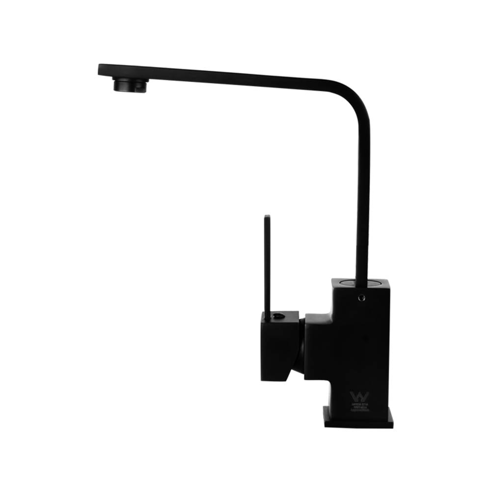 TAP-A-82H35-BK-14275-00 Cefito Kitchen Mixer Tap Mixer Square Sink Faucet Basin Laundry Black - Image 1
